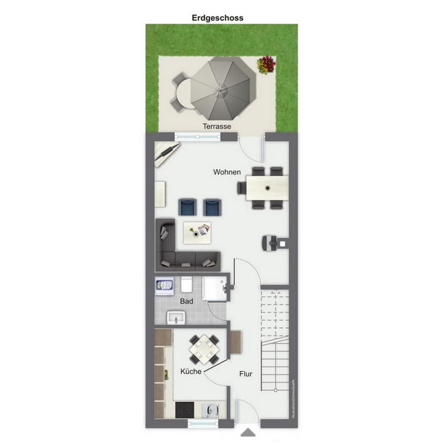 博尔滕哈根Urlauberdorf Haus 61B别墅 外观 照片